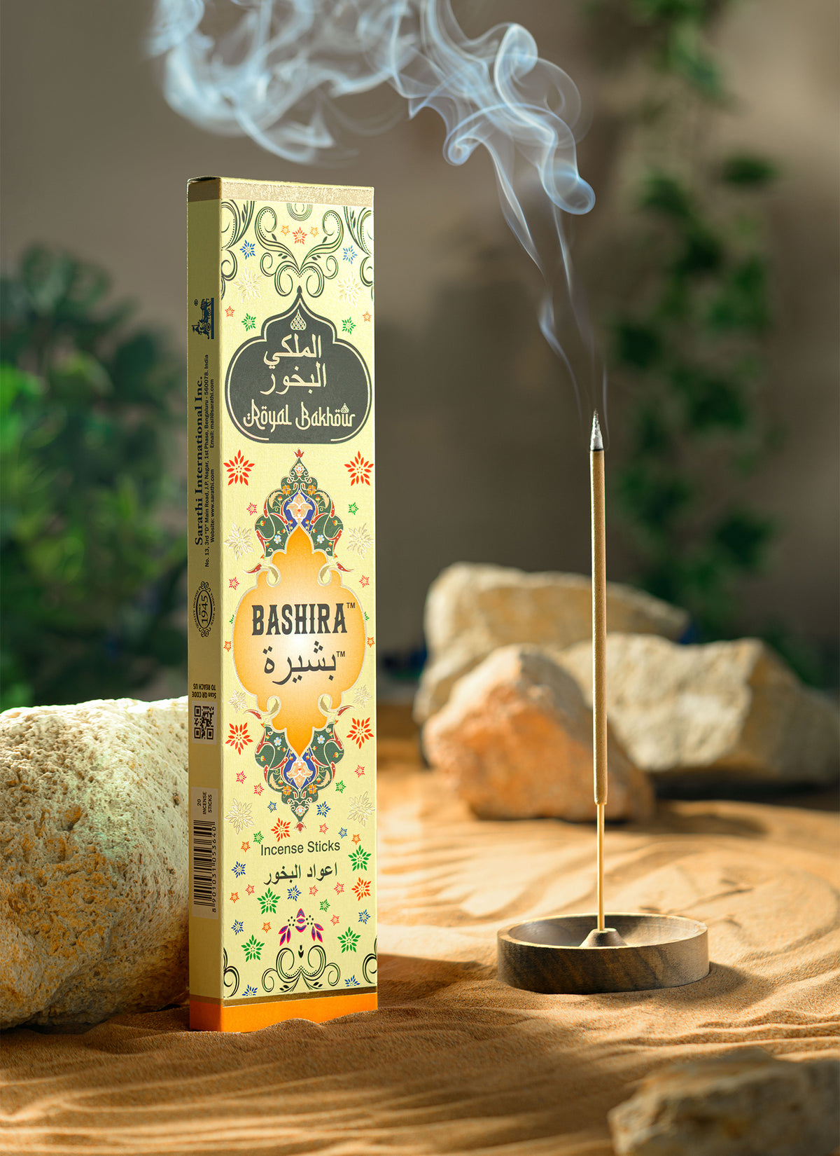 Royal Bakhour Bashira Arabian Scents Incense Sticks – 20 Pieces product image 2
