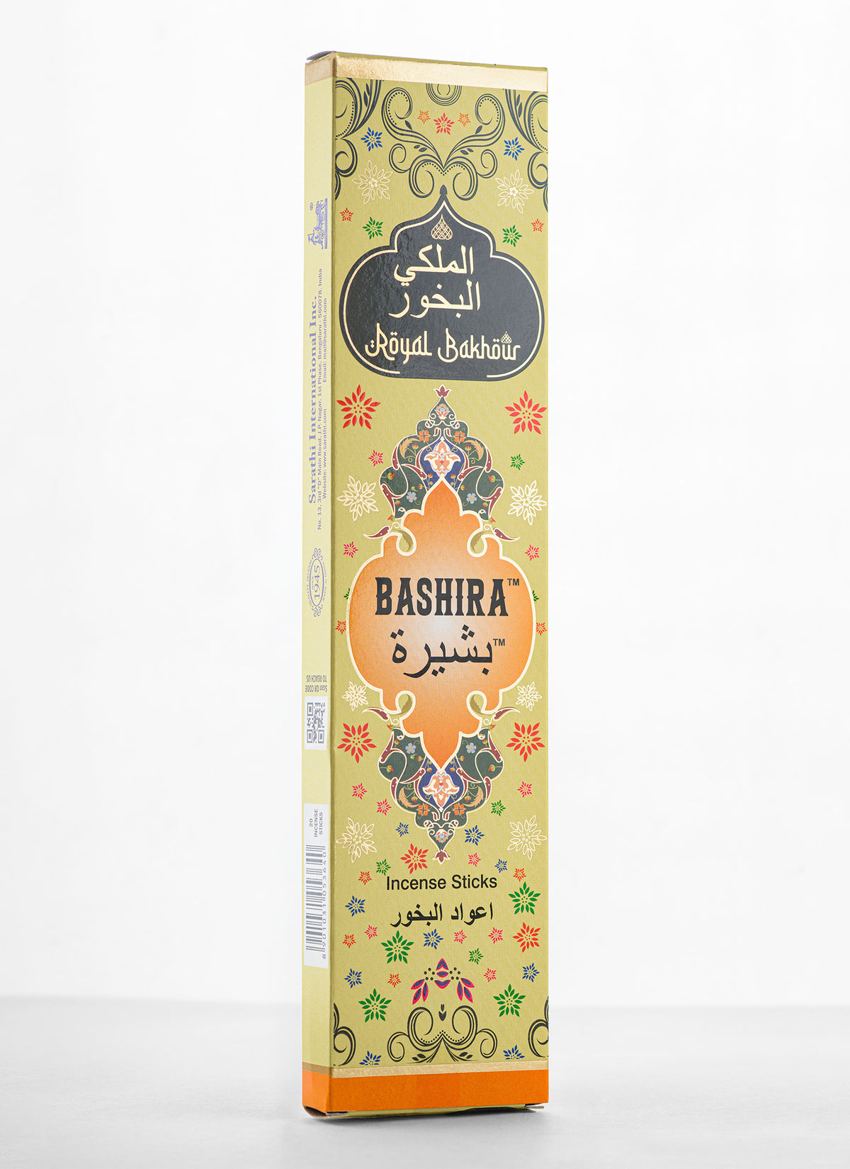 Royal Bakhour Bashira Arabian Scents Incense Sticks – 20 Pieces product image