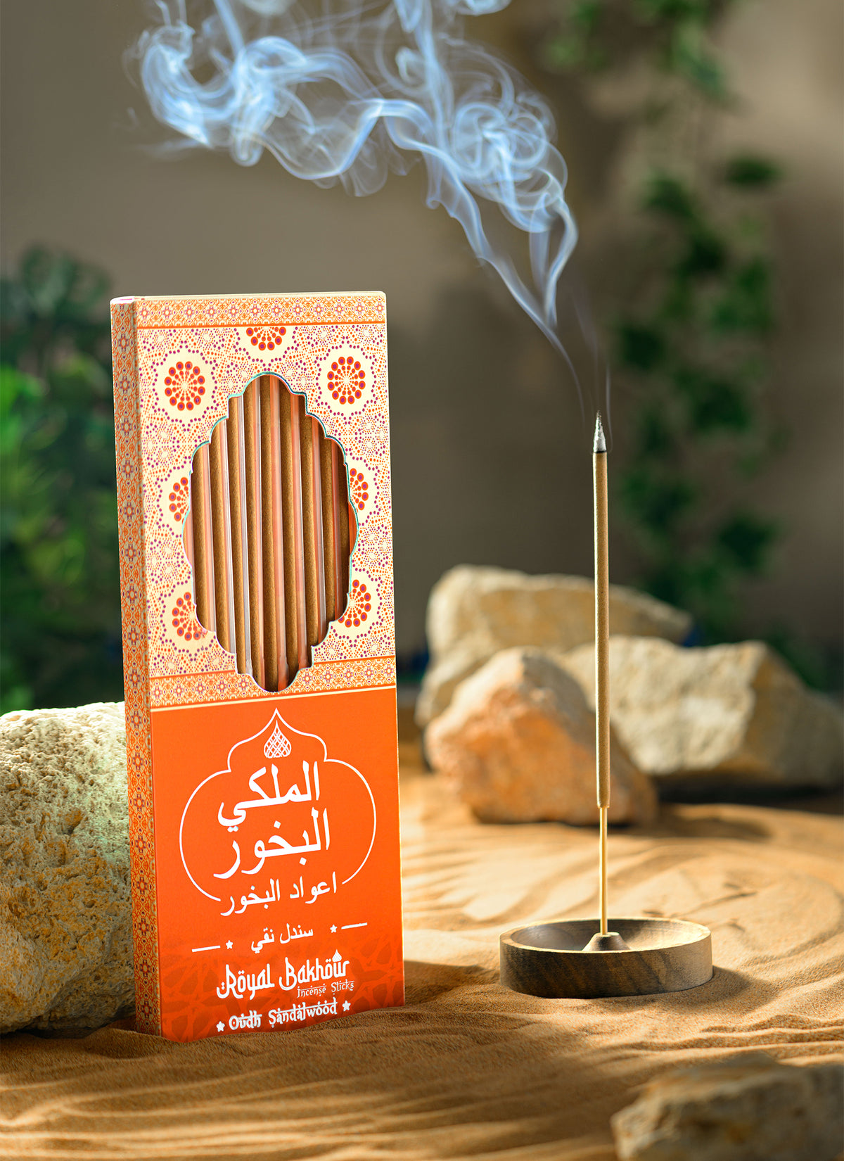 Royal Bakhour Oudh Sandalwood Premium Incense Sticks – 12 Pieces product image 2