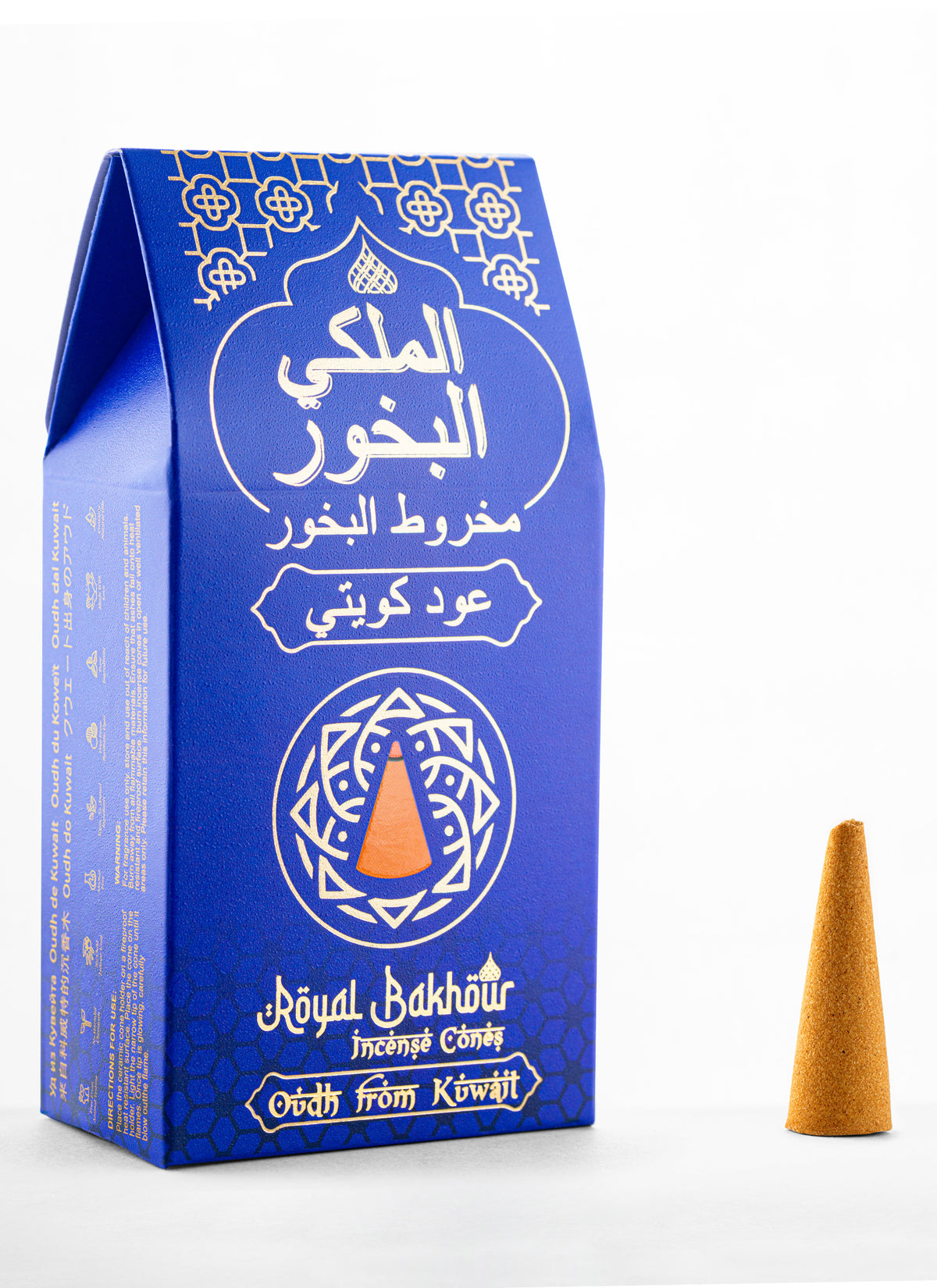 Royal Bakhour Oudh from Kuwait Incense Cones – 30 Pieces